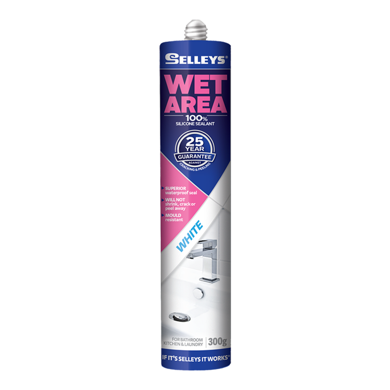 51 Selleys Wet Area Silicone Sealant White 300G